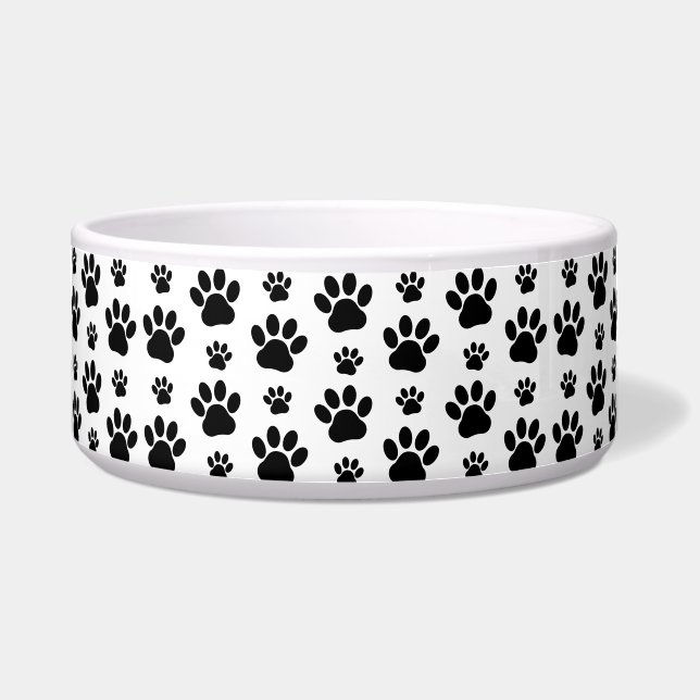 Écuelle Motif mâle, pattes de chien, Empreintes de pattes, (Devant)