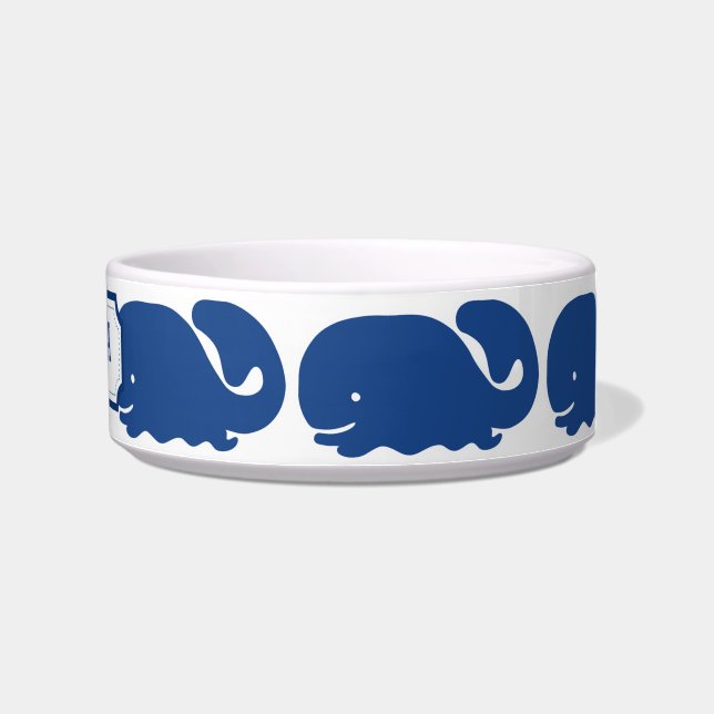 Écuelle Motif nautique personnalisé d'Ancre de baleine (Droite)