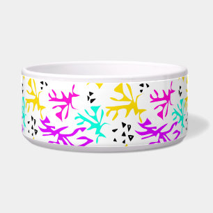 Écuelle motif néon multicolore Abstrait