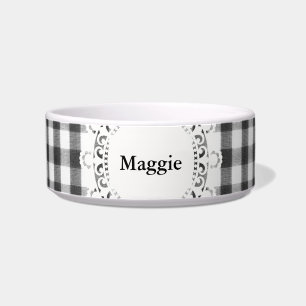 Écuelle Motif noir et blanc de guingan