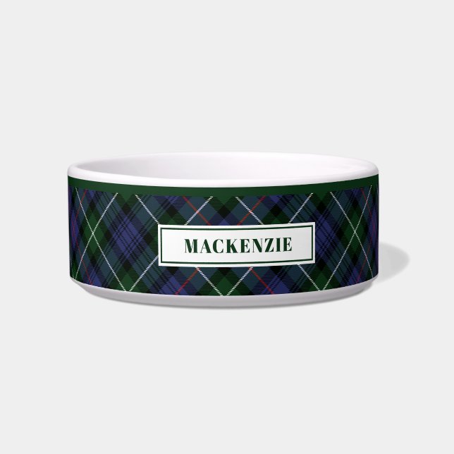 Écuelle Motif personnalisé Tartan Clan MacKenzie (Devant)