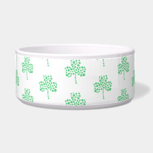 Écuelle Motif Shamrock Empreinte de patte chien