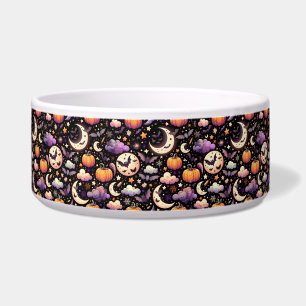 Écuelle Motif Whimsical Halloween Night Sky