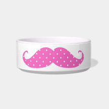 Moustache Girly de pois de roses indien drôles