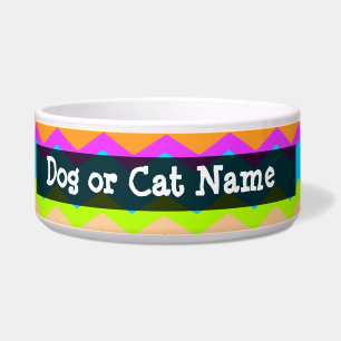 Écuelle Neon Rainbow Zigzag