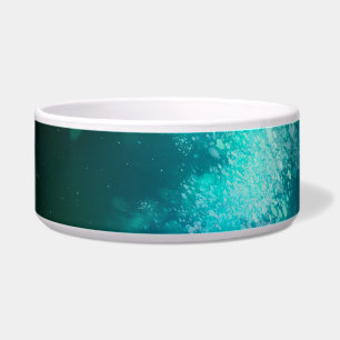 Écuelle Night Sky Emerald Green Ceramic Pet Bowl
