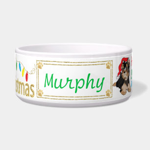 Écuelle Noël mignon chien animal de compagnie Bowl Furie P