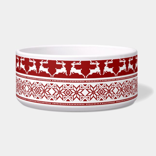 Écuelle Noël scandinave renne (Devant)