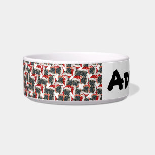 Écuelle Nom de Pug drôle Motif de Noël