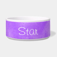 Nom personnalisé Blueberry Clouds Pet Bowl