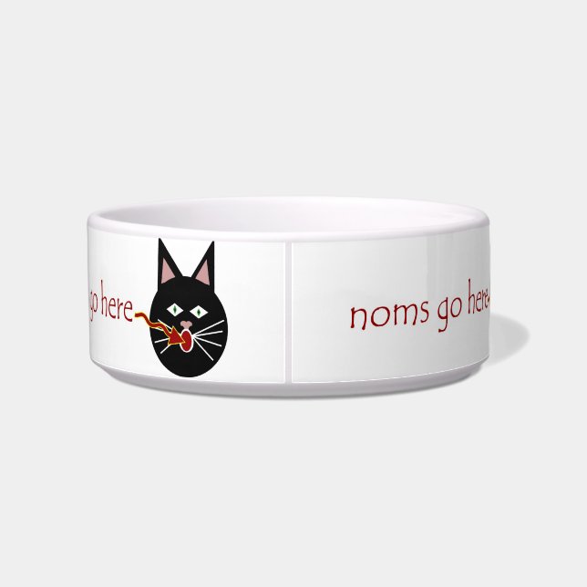 Écuelle normes aller ici chat bol (Dos)