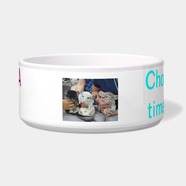 Écuelle nourriture de chinchilla (Devant)