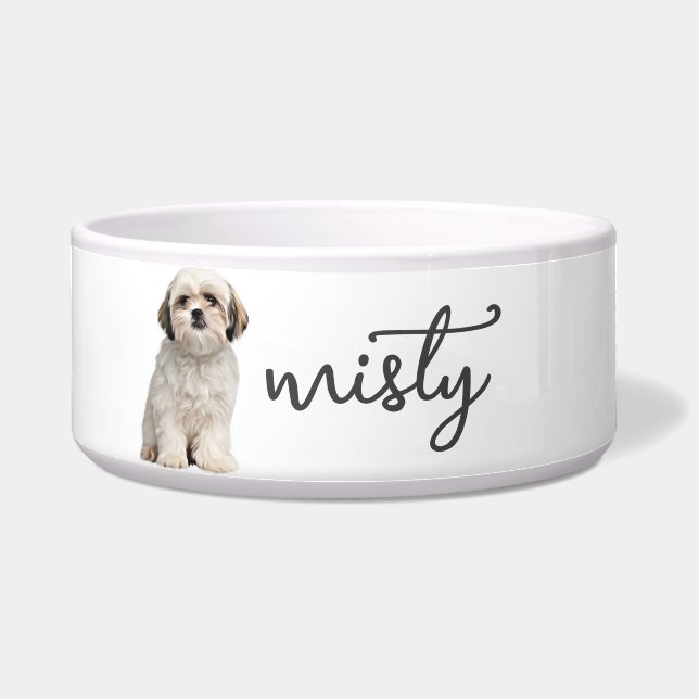 Écuelle Nourriture personnalisée pour Shih Tzu (Devant)