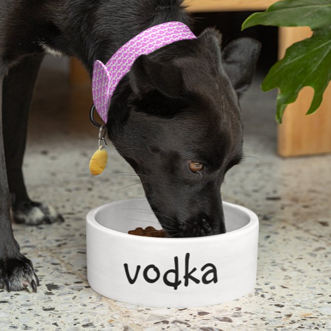 Écuelle Nourriture Vodka Drôle Humour chien chat animal (Créateur téléchargé)