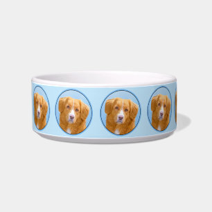 Écuelle Nouvelle-Écosse Peinture de chien pour l'essayeur