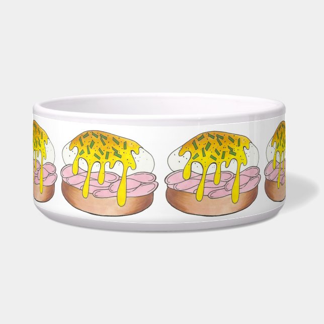 Écuelle Oeufs de jambon Benedict Petit déjeuner Brunch Nou (Devant)