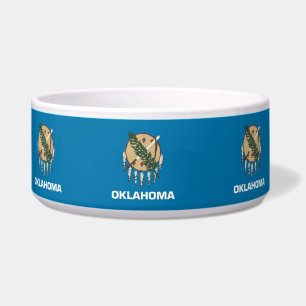 Écuelle Oklahoma State Flag Pet Bowl