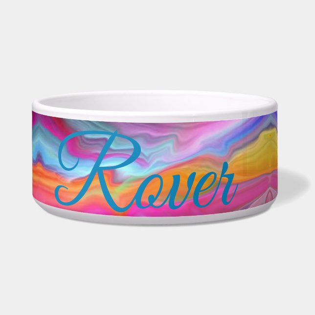 Écuelle Ondes de couleur (Devant)