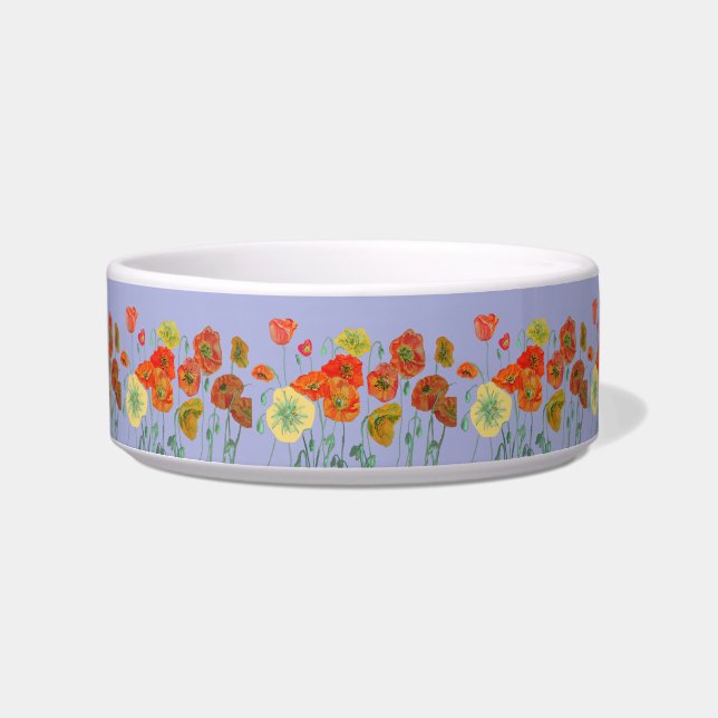 Écuelle Orange Populaire jolies fleurs Purple floral Anima (Devant)