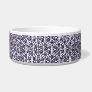 Écuelle Oriental Bleu Blanc Rosette Turque Art géométrique