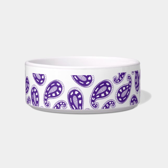 Écuelle Paisley Pet Pet chien de compagnie Bowl (Devant)