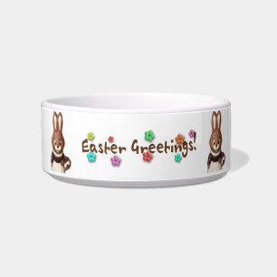Écuelle Pâques Bunny 3D Pet Bowl