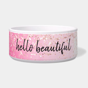 Écuelle Parties scintillant Confetti rose Glitz Ombre