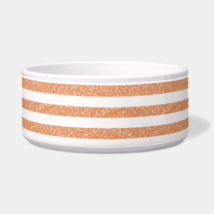 Écuelle Parties scintillant étincelante Stripes Chien Bowl