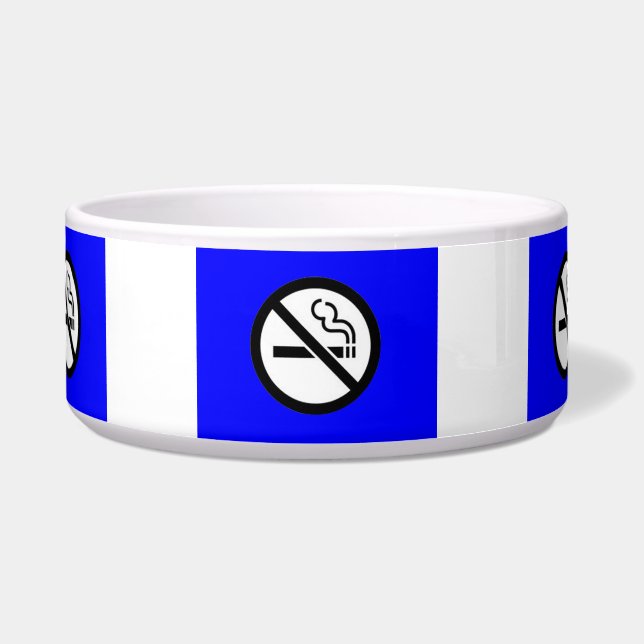 Écuelle Pas de tabac pour animaux (Devant)