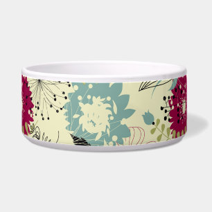 Écuelle Pastel Tones Retro Floral Design