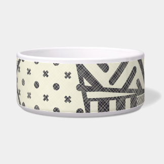 Écuelle Patchwork rétro : Conception géométrique Abstraite