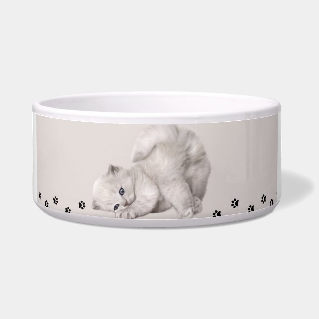 Écuelle "Pawyer Bowl"? Petit chat🐾✨ (Devant)