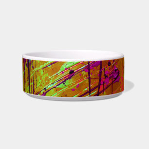 Écuelle Peinture Abstraite couleur néon vert