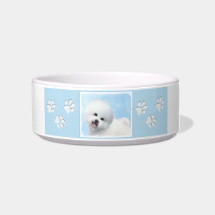 Écuelle Peinture Bichon Frise - Cute Original Chien Art