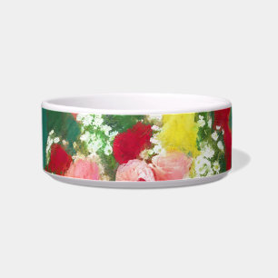 Écuelle Peinture de bouquet de roses - Joli art floral ori