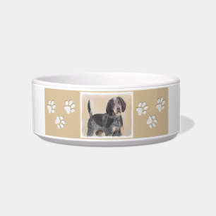 Écuelle Peinture de linge bluetick - mignon chien original