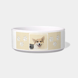 Écuelle Pembroke Welsh Corgi Peinture - Art Chien original