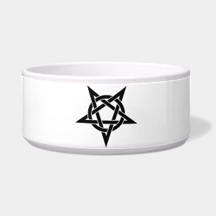Écuelle Pentagramme noir inversé