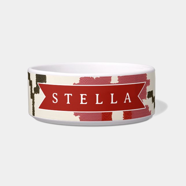 Écuelle Personalized Folk Scandi Boho Vintage Floral  (Devant)