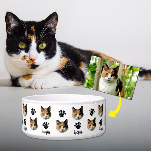 Écuelle Personalized  Photo Cat Face (Créateur téléchargé)