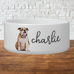 Écuelle Personnalisé Anglais Bulldog Food