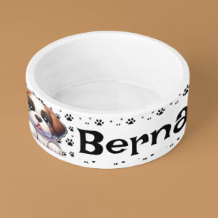 Écuelle Personnalisé Chien Chat Pet Bowl Dish Cadeau