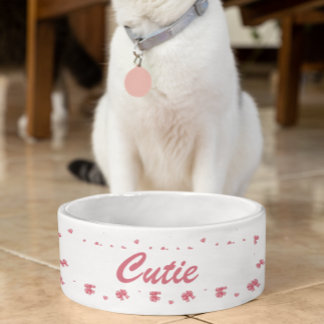 Écuelle Personnalisé Chien Chat Pet Bowl Dish Cadeau
