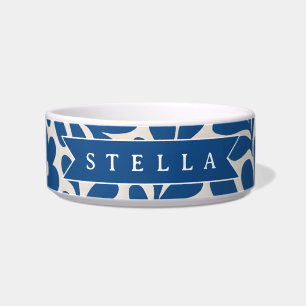 Écuelle Personnalisé Floral Folklorique Bleu Nordique Sur