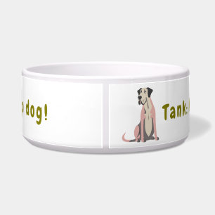 Écuelle Personnalisé Funny Grand Chien Bowl Personnalisé A
