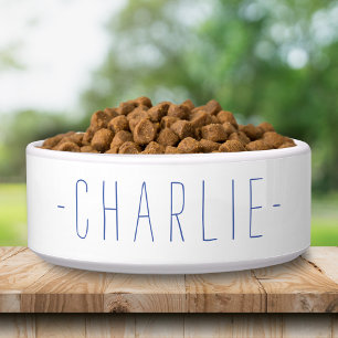 Écuelle Personnalisé Nom simple Modèle Alimentation animal