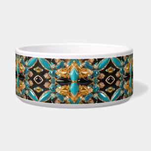 Écuelle Pet Bowl avec Bahamas Colors Design abstrait