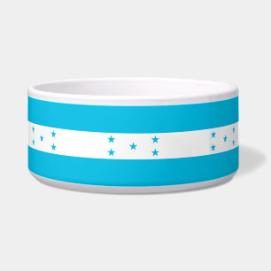 Écuelle Pet Bowl avec drapeau du Honduras
