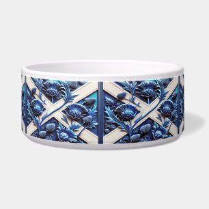 Écuelle Pet Bowl avec Scottish Thistles Design
