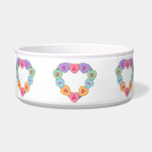 Écuelle Pet Bowl Candy Coeurs d'amour